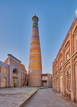 Islam Khodja or Islam Khoja Minaret and Madrassah, Itchan-Kala