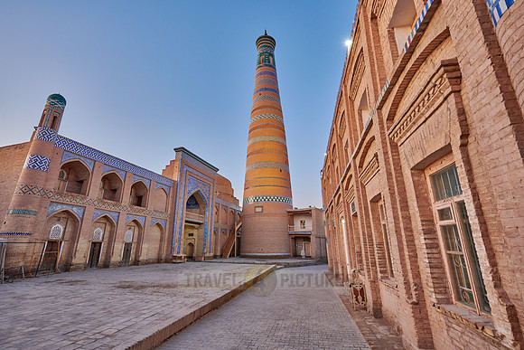 Islam Khodja or Islam Khoja Minaret and Madrassah, Itchan-Kala