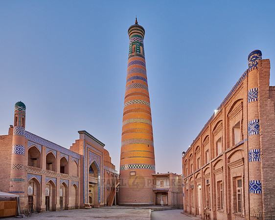 Islam Khodja or Islam Khoja Minaret and Madrassah, Itchan-Kala