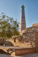 Islam Khodja or Islam Khoja Minaret and Madrassah, Itchan-Kala