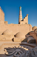 Islam Khodja or Islam Khoja Minaret and Madrassah, Itchan-Kala