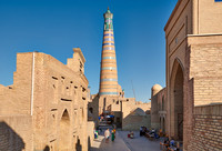Islam Khodja or Islam Khoja Minaret and Madrassah, Itchan-Kala