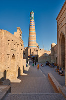 Islam Khodja or Islam Khoja Minaret and Madrassah, Itchan-Kala