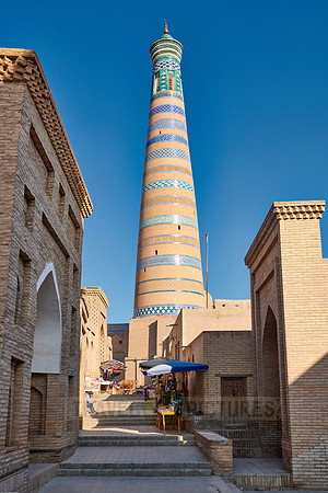 Islam Khodja or Islam Khoja Minaret and Madrassah, Itchan-Kala