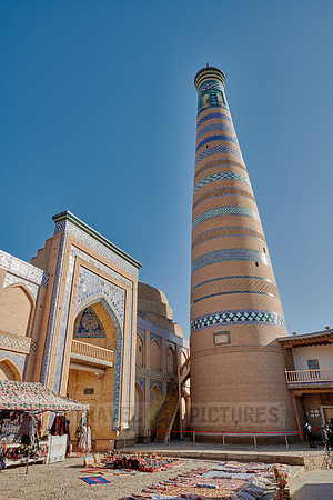 Islam Khodja or Islam Khoja Minaret and Madrassah, Itchan-Kala