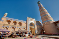 Islam Khodja or Islam Khoja Minaret and Madrassah, Itchan-Kala