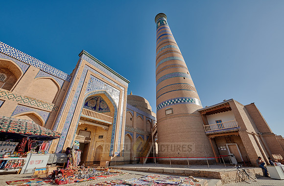 Islam Khodja or Islam Khoja Minaret and Madrassah, Itchan-Kala