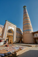 Islam Khodja or Islam Khoja Minaret and Madrassah, Itchan-Kala