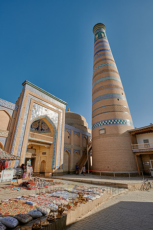 Islam Khodja or Islam Khoja Minaret and Madrassah, Itchan-Kala