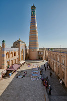 Islam Khodja or Islam Khoja Minaret and Madrassah, Itchan-Kala