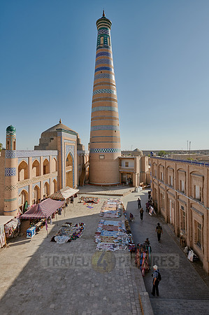 Islam Khodja or Islam Khoja Minaret and Madrassah, Itchan-Kala
