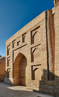 building structures in old town Itchan-Kala
