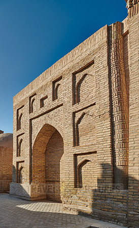 building structures in old town Itchan-Kala