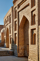 building structures in old town Itchan-Kala