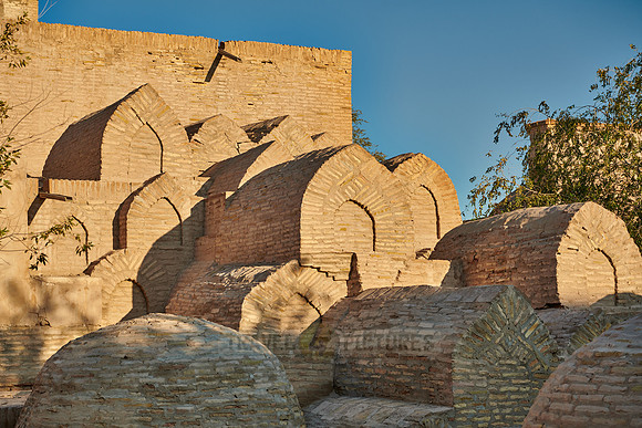 tombs inside the old town Itchan-Kala, Khiva