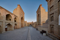 typical buildings in the alleys of the old town Itchan-Kala