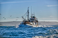 fishing vessel running out for fishing