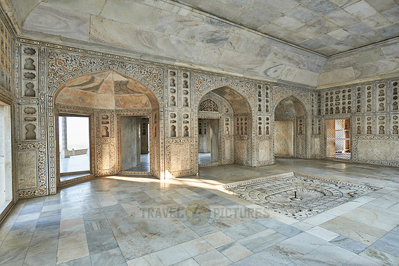 The Shish Mahal (The Glass Palace), Agra Fort