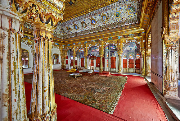 interior shot of Mehrangarh Fort