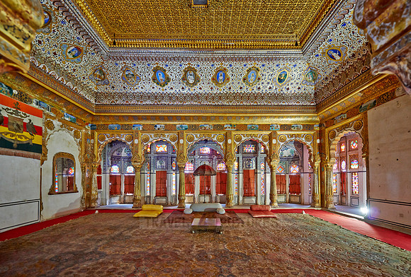 interior shot of Mehrangarh Fort