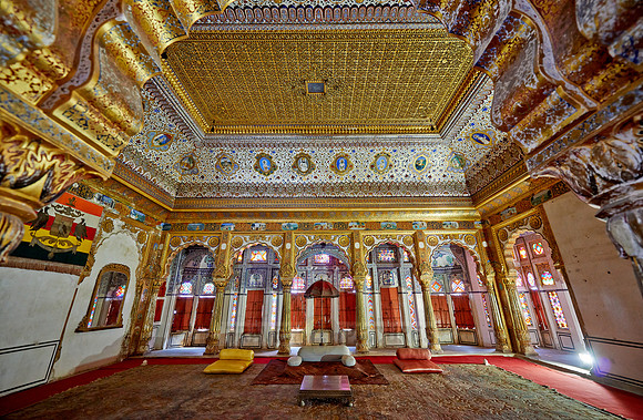 interior shot of Mehrangarh Fort