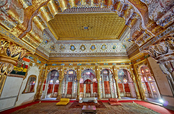 interior shot of Mehrangarh Fort