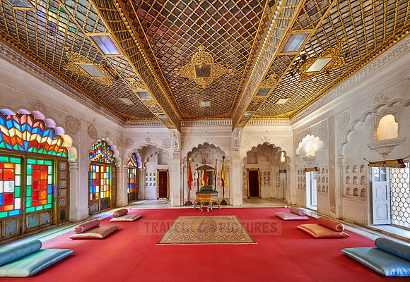 interior shot of Mehrangarh Fort