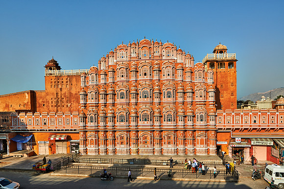 Front facade of Palace of the Winds
