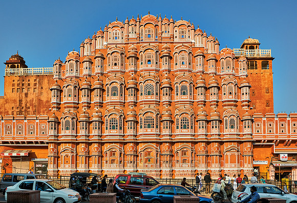 Front facade of Palace of the Winds