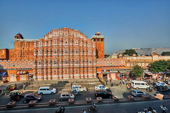 Front facade of Palace of the Winds