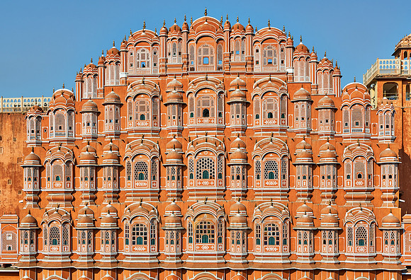 Front facade of Palace of the Winds