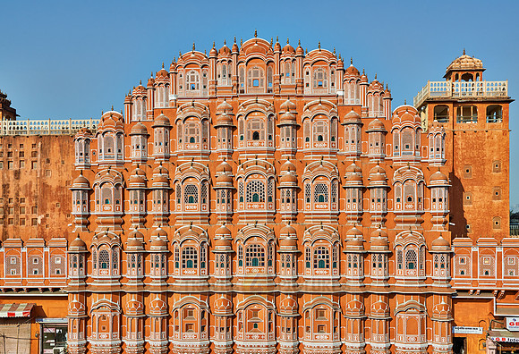 Front facade of Palace of the Winds