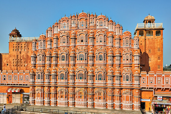 Front facade of Palace of the Winds