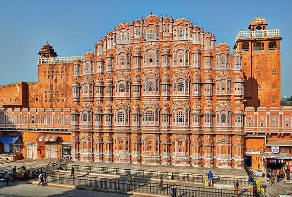 Front facade of Palace of the Winds