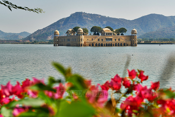 Jal Mahal palace inside Man Sagar Lake