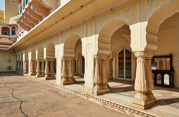 columns in City Palace