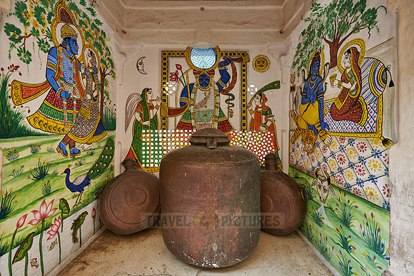 mural painting in City Palace of Udaipur
