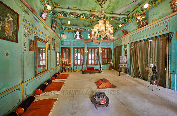 interior shot of City Palace of Udaipur