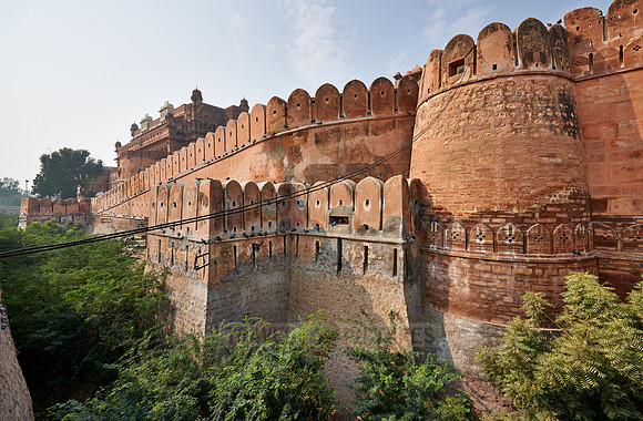 rampart of Junagarh Fort