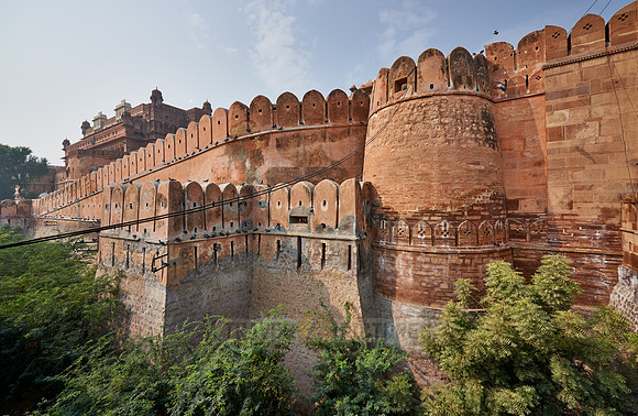 rampart of Junagarh Fort