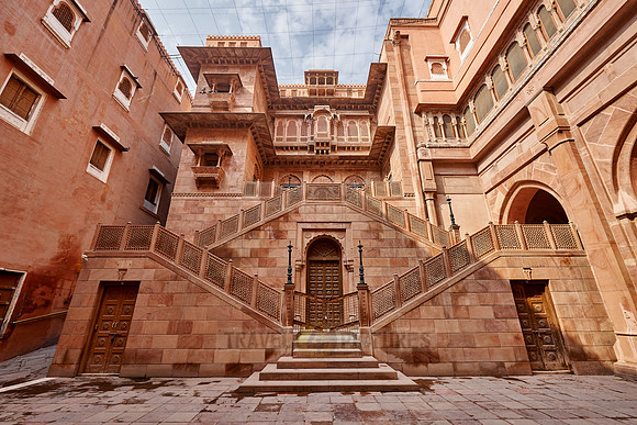 steps in Junagarh Fort