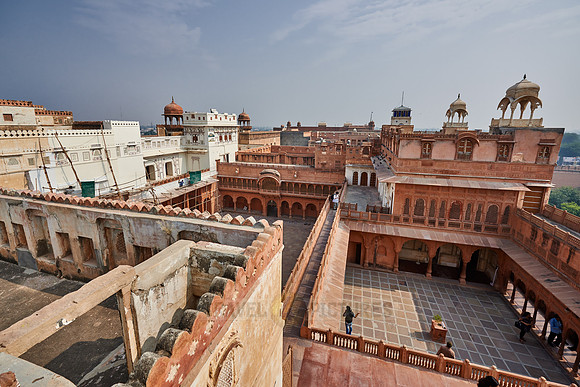 inner courtyard inside Junagarh Fort