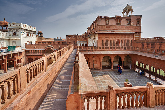 inner courtyard inside Junagarh Fort