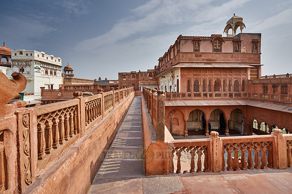 inner courtyard inside Junagarh Fort