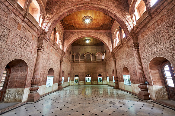 Great hall inside Junagarh Fort