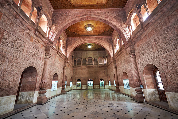 Great hall inside Junagarh Fort