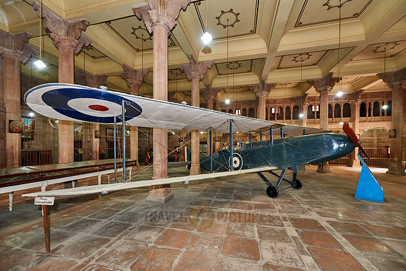 old airplane inside museum of Junagarh Fort