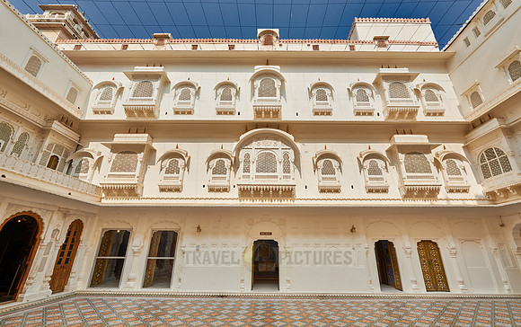 inner courtyard inside Junagarh Fort