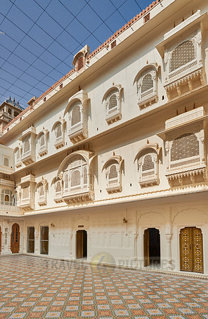 inner courtyard inside Junagarh Fort