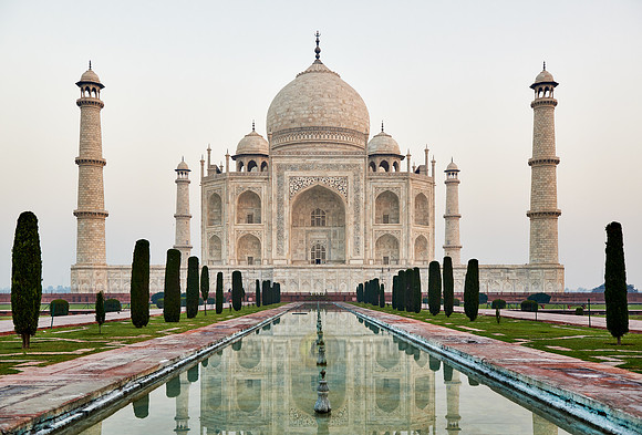 Taj Mahal in morning light